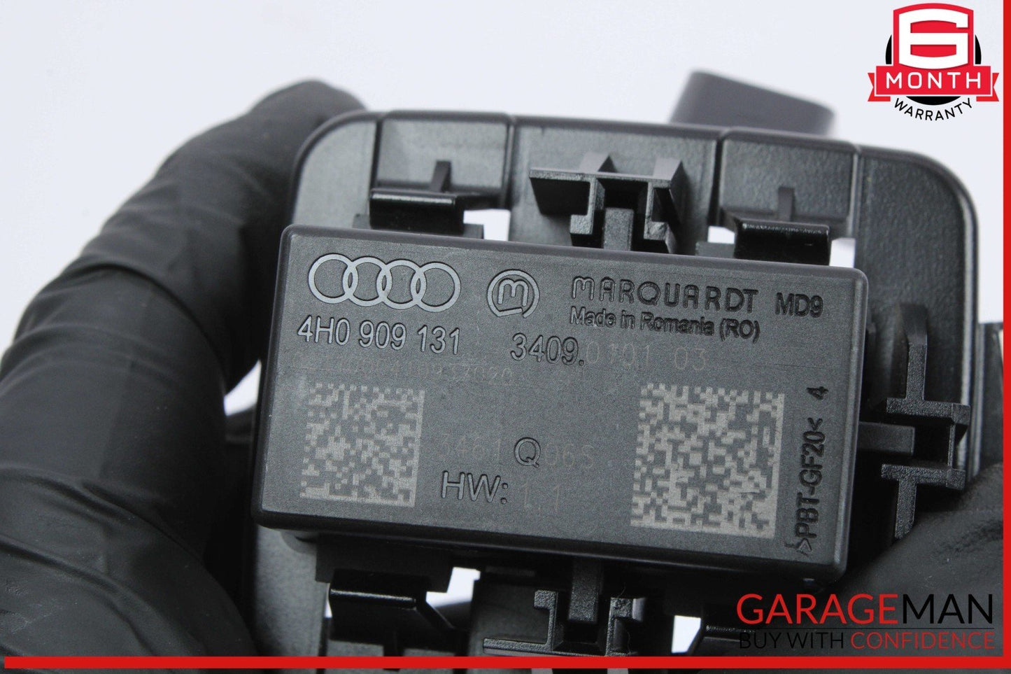 12-18 Audi A6 A7 Ignition Switch Control Lock Relay Module w/ Key 4H0909131 OEM