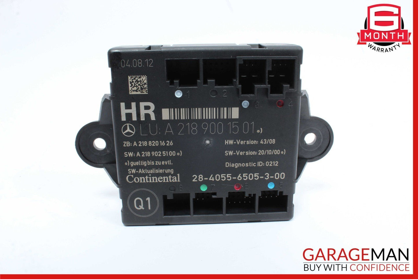08-18 Mercedes W204 C250 C300 E550 Rear Right Side Door Control Module Unit OEM