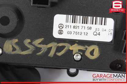 03-09 Mercedes W219 CLS550 CLS63 AMG Air Suspension Control Switch 2118217158