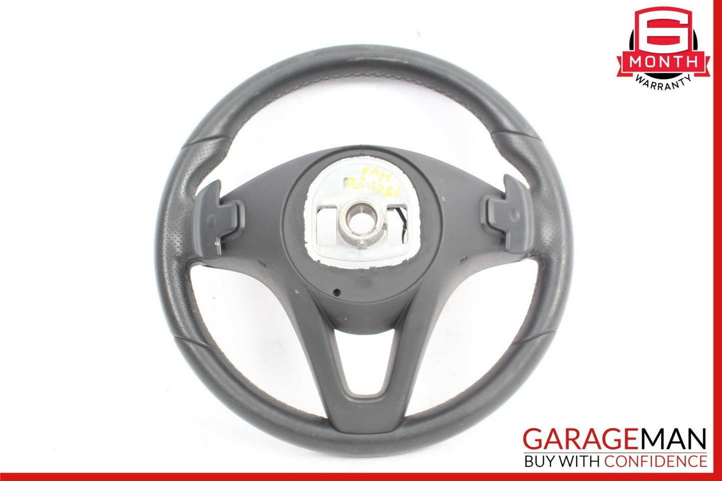 15-18 Mercedes W205 C350e GLC300 Steering Wheel Black w/ Paddle Shifters OEM