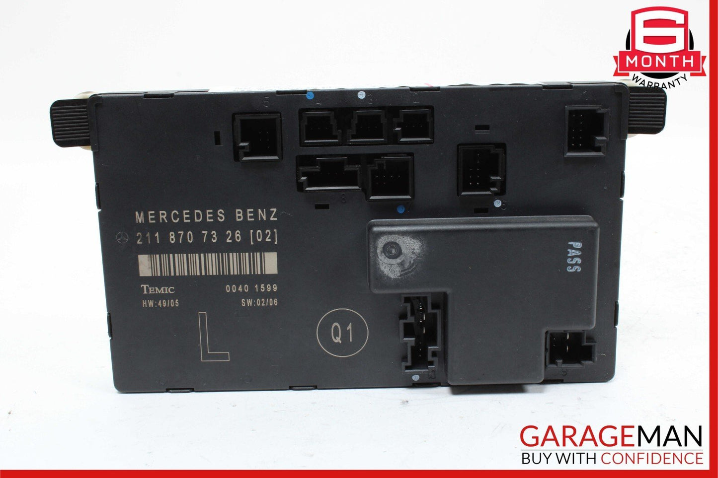 03-09 Mercedes W211 E320 E63 AMG Front Left Side Door Control Module Unit OEM