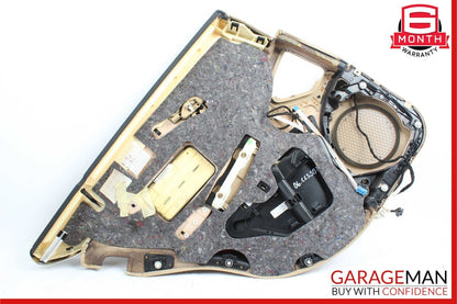 06-11 Mercedes W219 CLS500 Rear Right Passenger Interior Door Panel Beige OEM