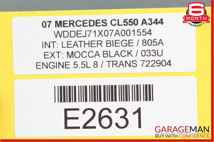 07-14 Mercedes W216 CL550 CL63 AMG S550 Keyless Go Control Module 2218707926 OEM