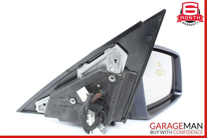 12-14 Mercedes W204 C250 Front Right Side Mirror Rear View Door Cavansite Blue