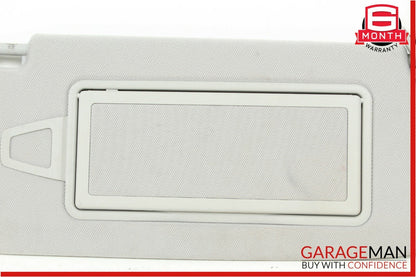 07-13 Mercedes S550 CL550 Front Right Sun Visor Sunvisor Shade Cover Gray Suede