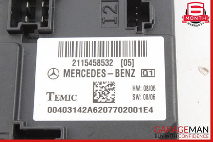 03-11 Mercedes W219 CLS550 CLS55 CLS63 AMG BCM Body Control Module Unit