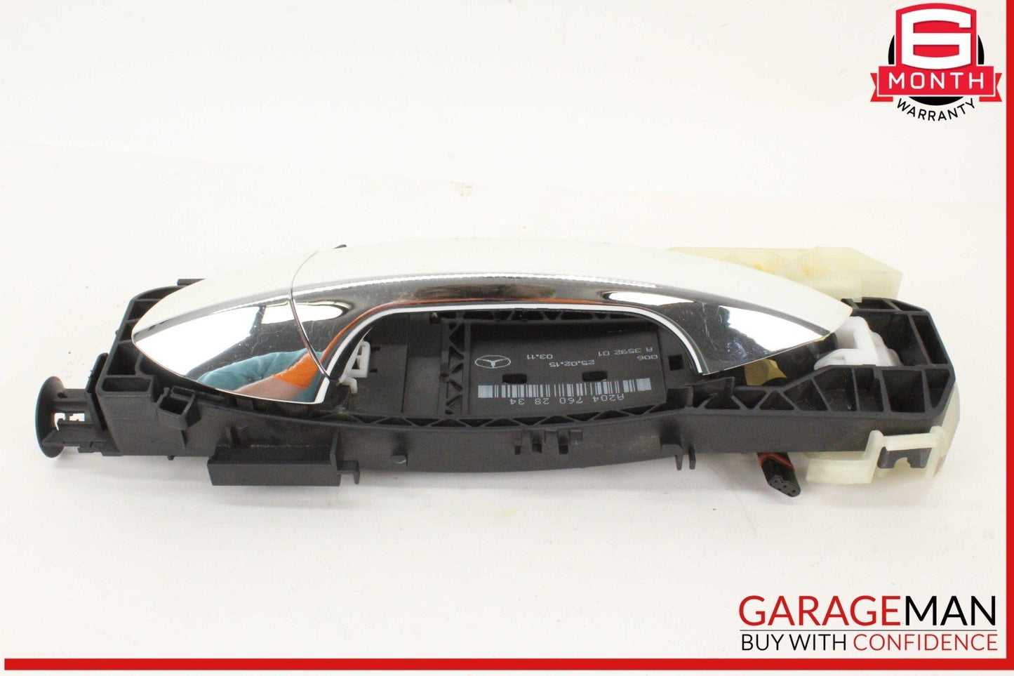14-19 Mercedes W117 CLA250 Rear Left Driver Side Exterior Door Handle White OEM