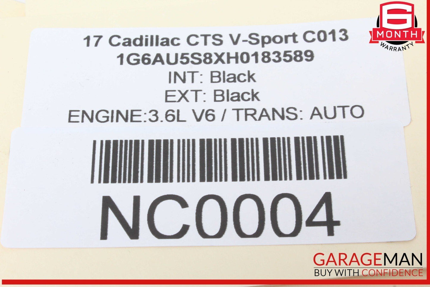 14-19 Cadillac CTS V-Sport Rear Right Passenger Side Window Regulator Motor OEM