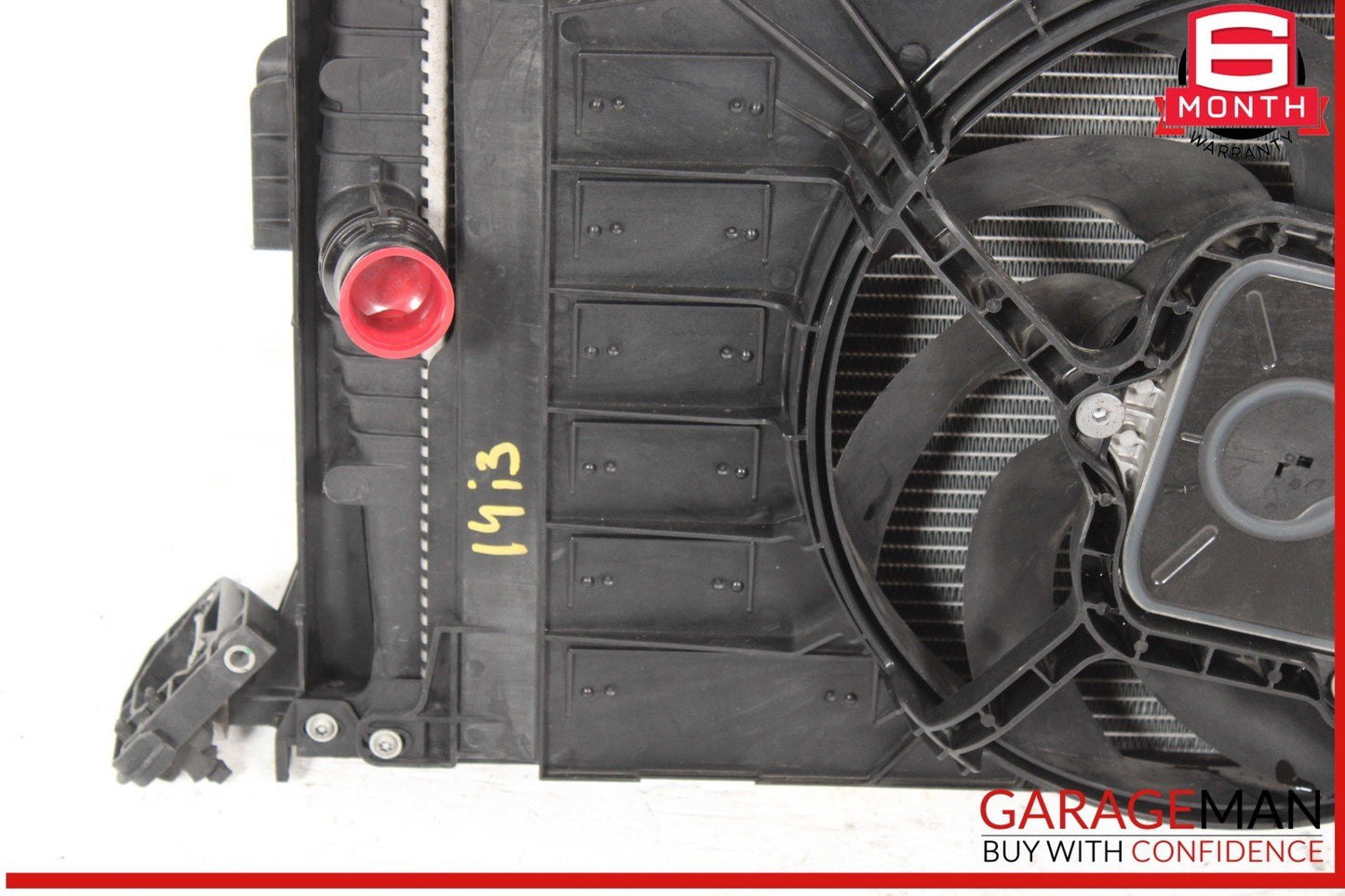 14-21 BMW i3 I01 Hybrid Water Cooling Radiator A/C Condenser Cooler Assembly OEM