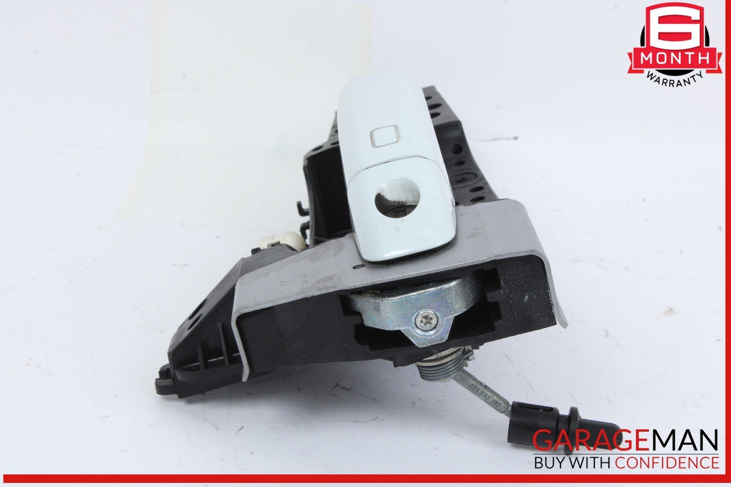 09-16 Audi A5 A4 Front Left Driver Side Exterior Door Handle White 8T1837885B