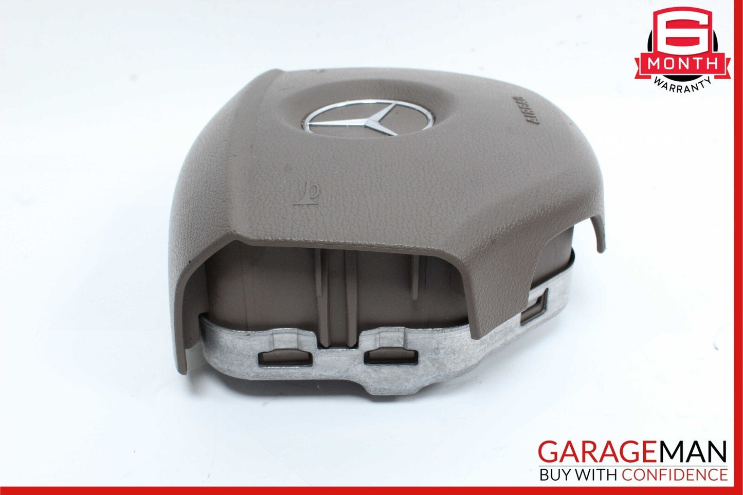 06-08 Mercedes X164 GL320 GL450 ML350 R350 Steering Wheel Airbag Leather Brown