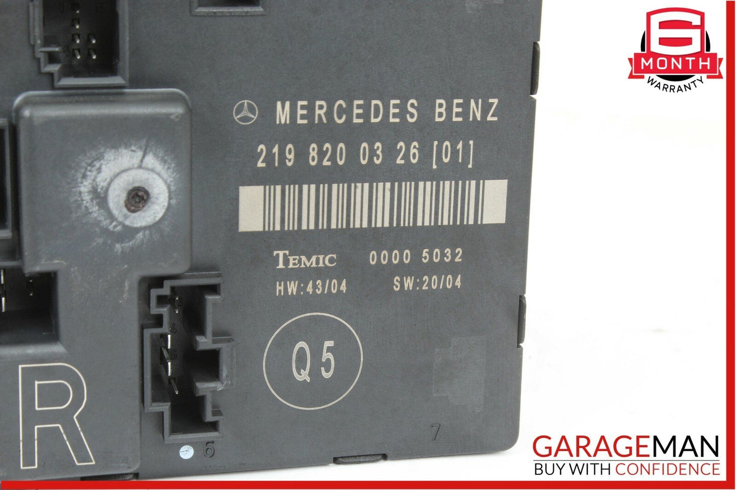 06-11 Mercedes W219 CLS500 CLS55 AMG Rear Right Passenger Door Control Module