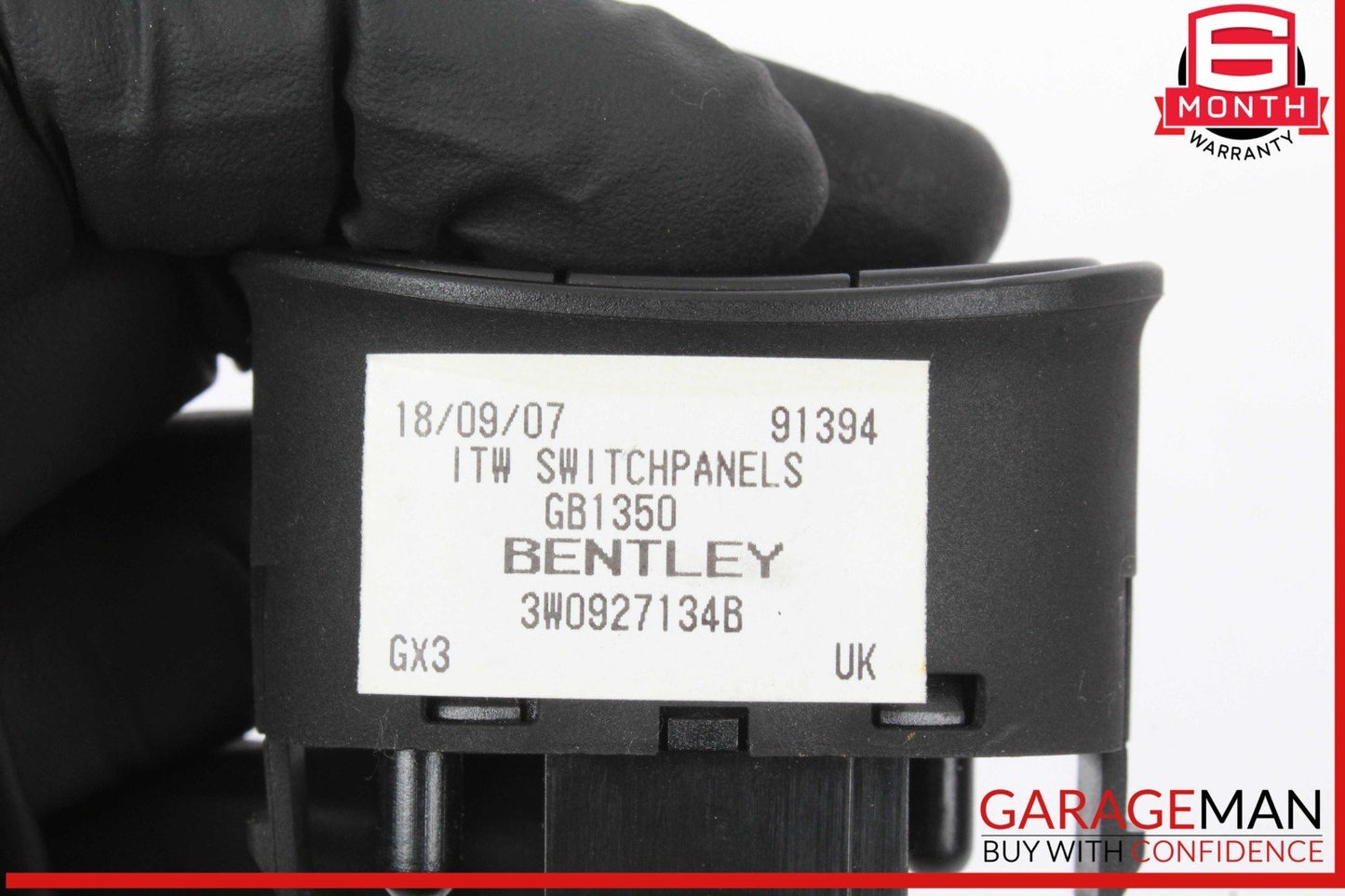03-12 Bentley Continental GTC ESP PDC Button Control Switch 3W0927134B OEM