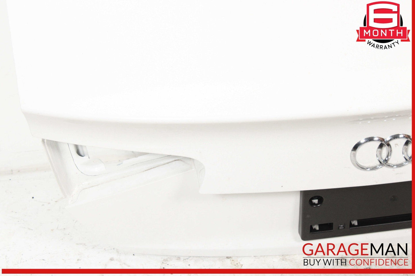 12-16 Audi S4 A4 Trunk Lid Shell White OEM