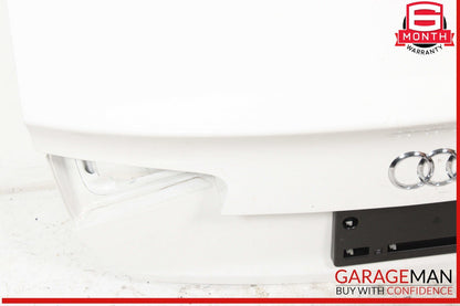 12-16 Audi S4 A4 Trunk Lid Shell White OEM