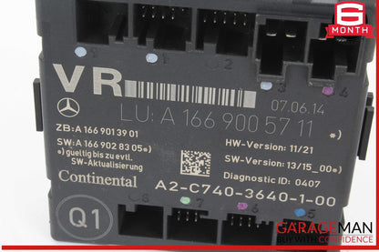 12-20 Mercedes W117 CLA250 CLA45 AMG ML350 Front Right Side Door Control Module