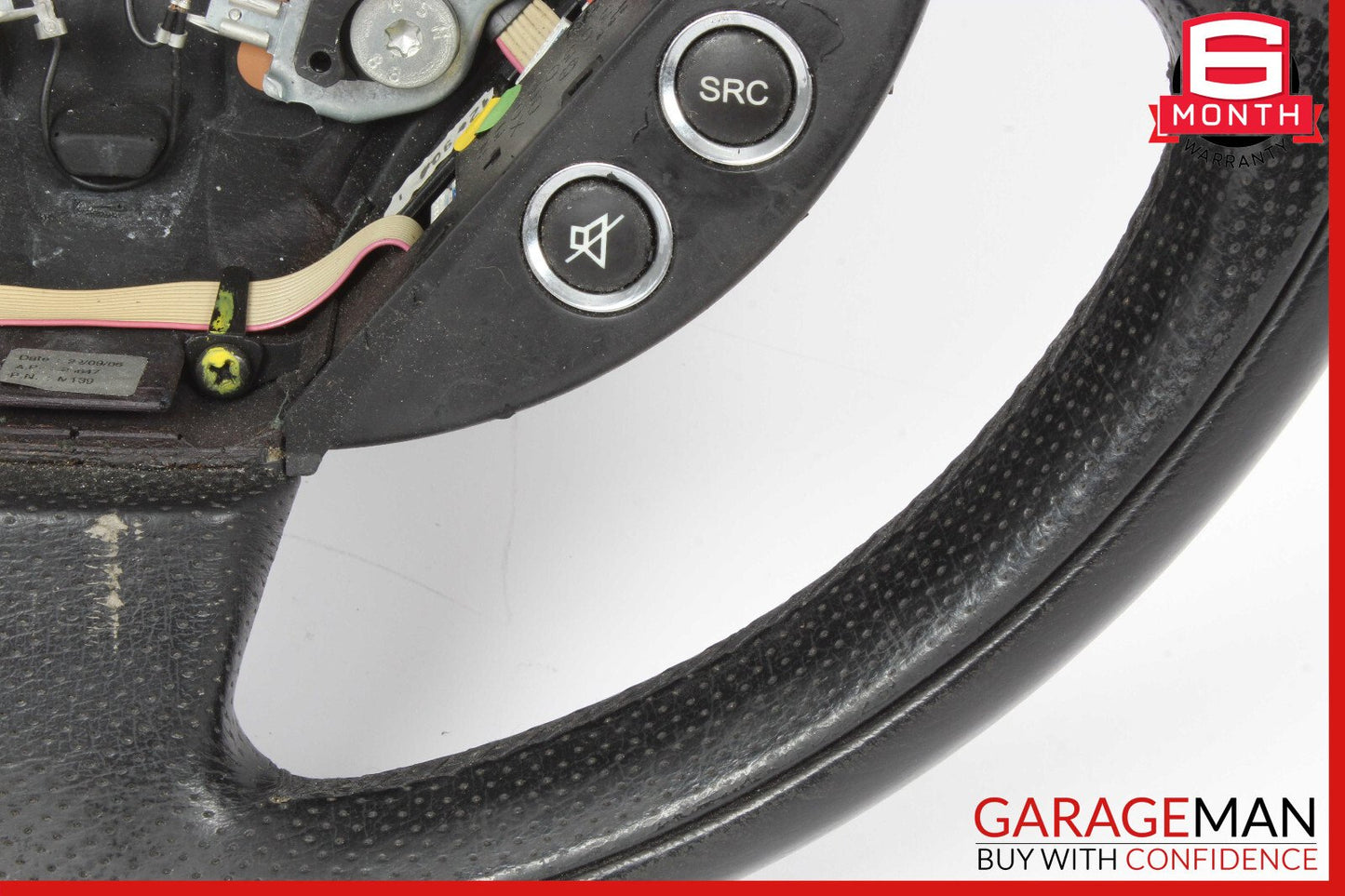 03-08 Maserati Quattroporte M139 Steering Wheel Black OEM