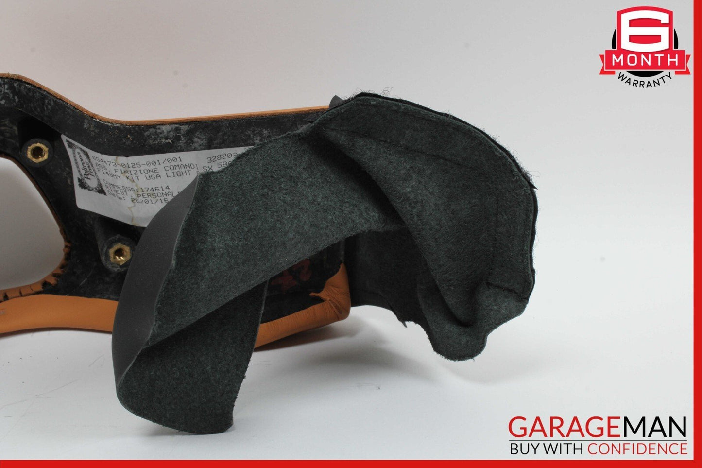 15-18 Ferrari California Front Left Driver Side Switch Surround Trim Panel Brown