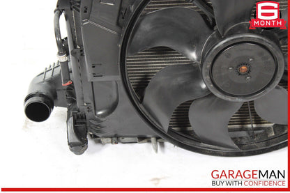 12-14 Mercedes W212 E550 C250 Engine Radiator Condenser Cooling Fan Motor Assy