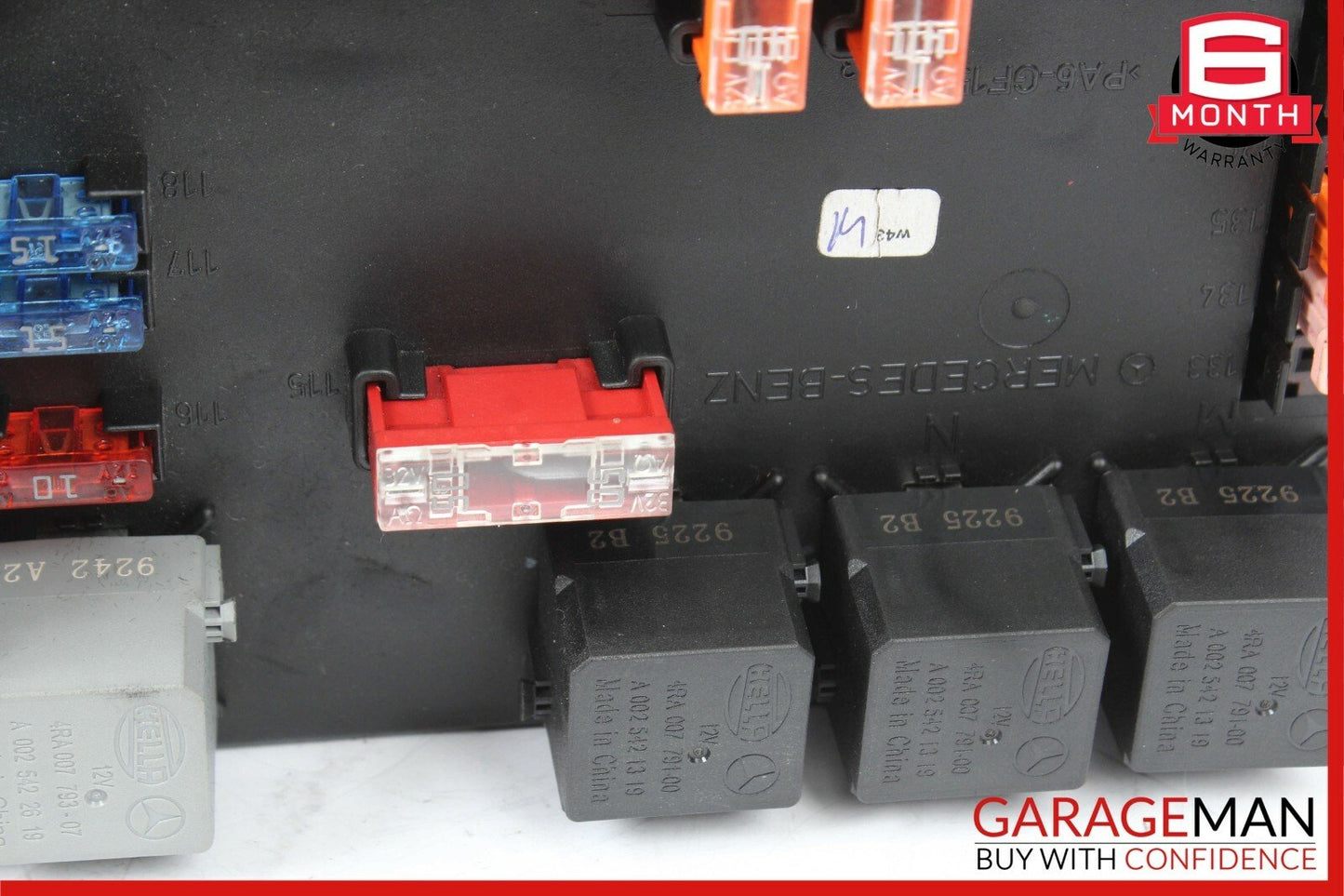 10-13 Mercedes W221 S400 S550 S63 AMG Rear Sam Fuse Relay Box Control Module