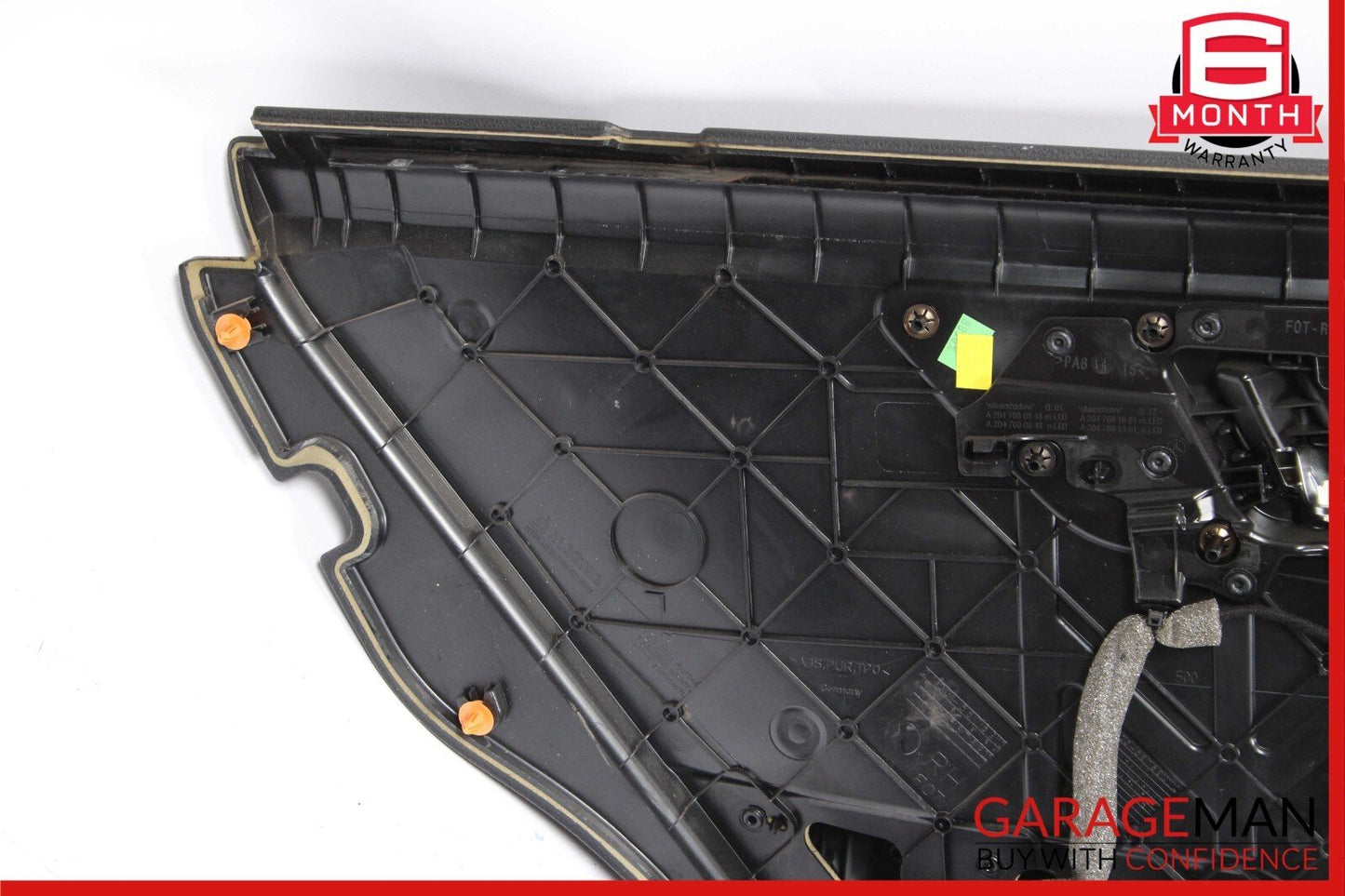 10-15 Mercedes X204 GLK350 GLK250 Rear Right Passenger Interior Door Panel Black