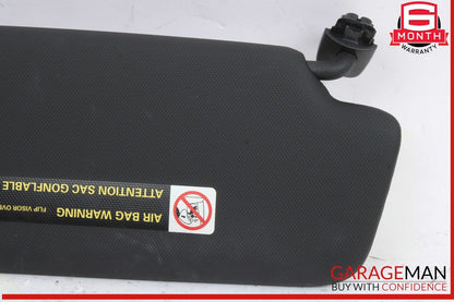 14-17 Audi Q5 SQ5 Front Left Driver Side Sun Visor Sunvisor Black 8U0857551F OEM