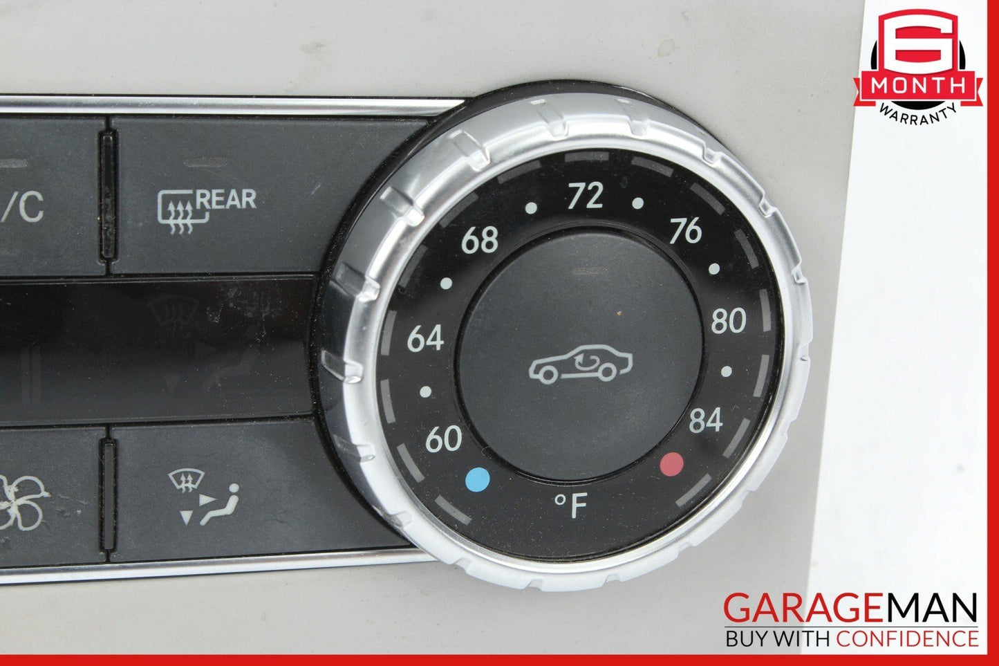 12-14 Mercedes W204 C250 AC A/C Heater Climate Temperature Control Switch Gray