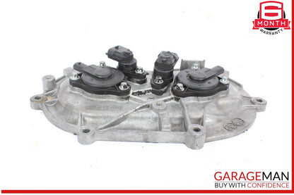 05-13 Mercedes W221 S550 ML350 Front Right Engine Timing Chain Cover Plate OEM