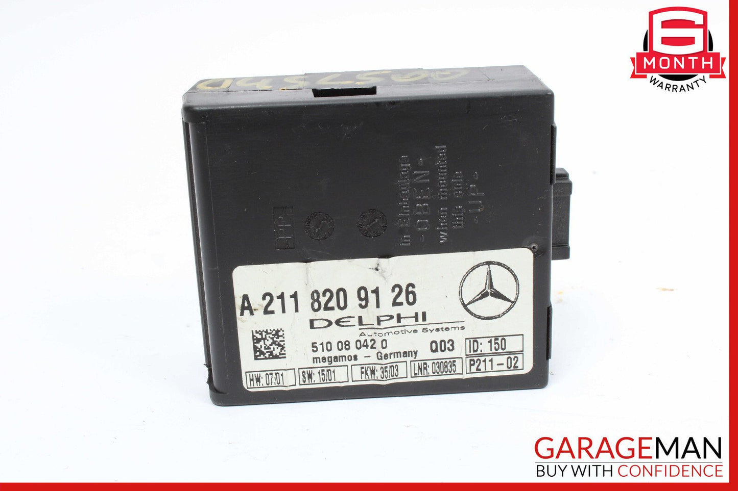 00-06 Mercedes W220 S430 SL500 CLK500 Anti Theft Alarm Sensor Control Module OEM