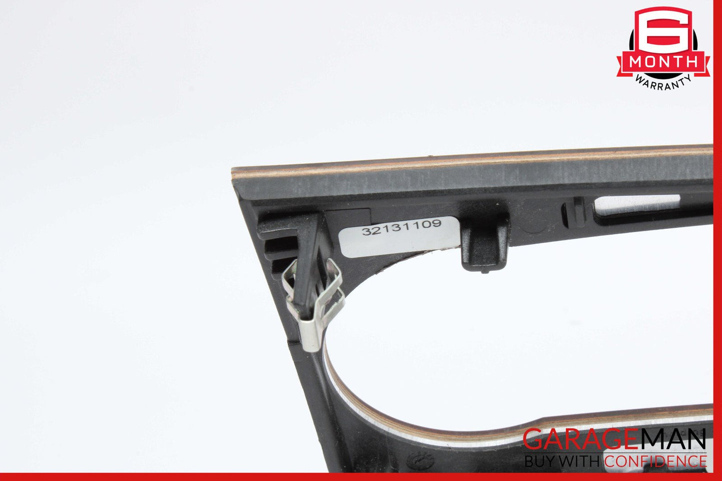 08-14 Mercedes W204 C350 C300 AC A/C Climate Control Switch Trim Bezel Wood OEM