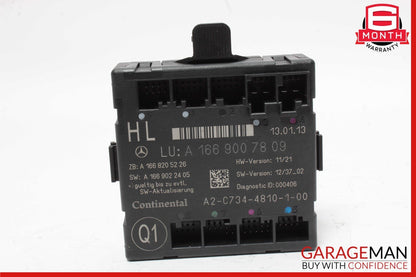 12-19 Mercedes X166 GL450 ML350 GLA250 Rear Left Side Door Control Module OEM