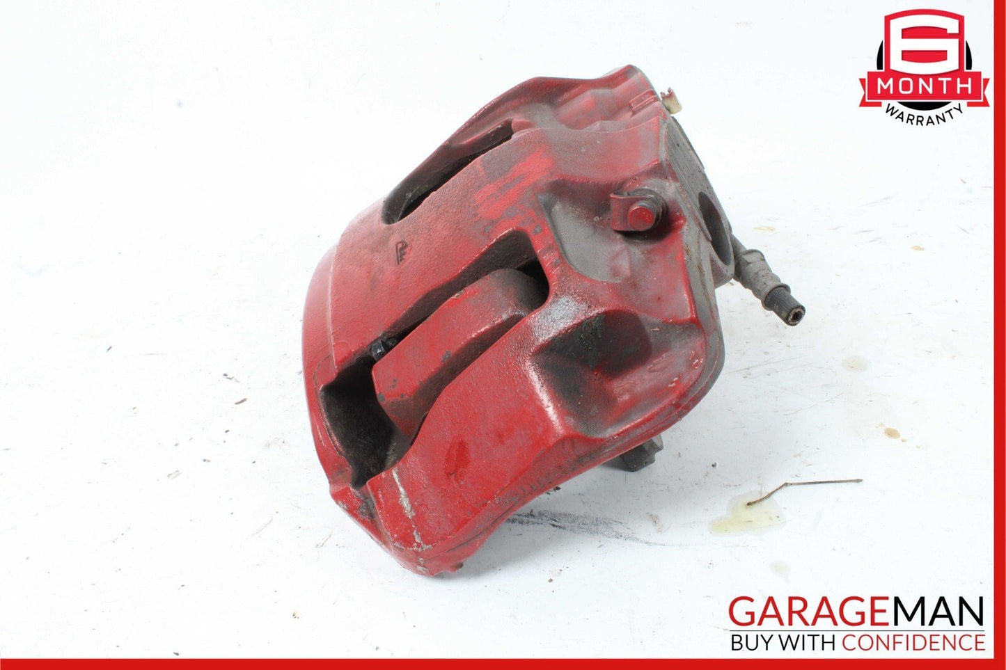12-18 Audi A7 Front Left Driver Side Brake Caliper Red