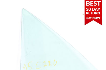 94-00 Mercedes W202 C220 Rear Right Passenger Side Door Quarter Window Glass A86