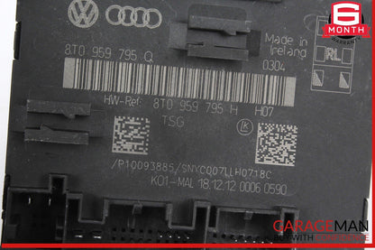 13-16 Audi A4 Rear Left Driver Side Door Control Module Unit 8T0959795Q OEM