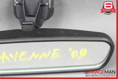 08-10 Porsche Cayenne S 957 Interior Top Upper Rear View Mirror Black OEM