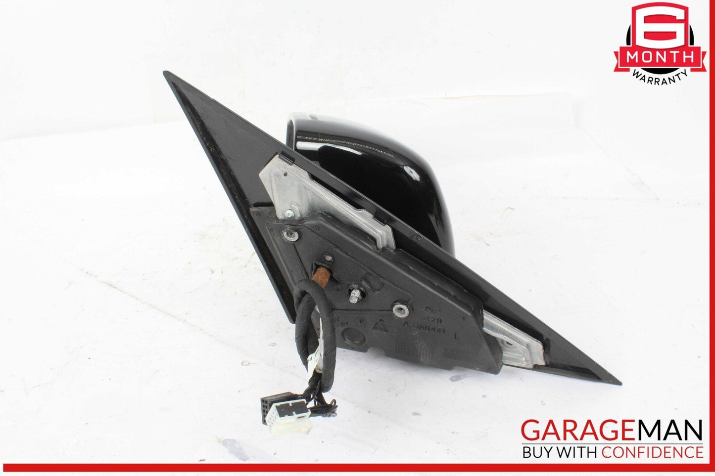 12-15 Mercedes W204 C250 C350 Front Left Side Mirror Rear View Door Silver OEM