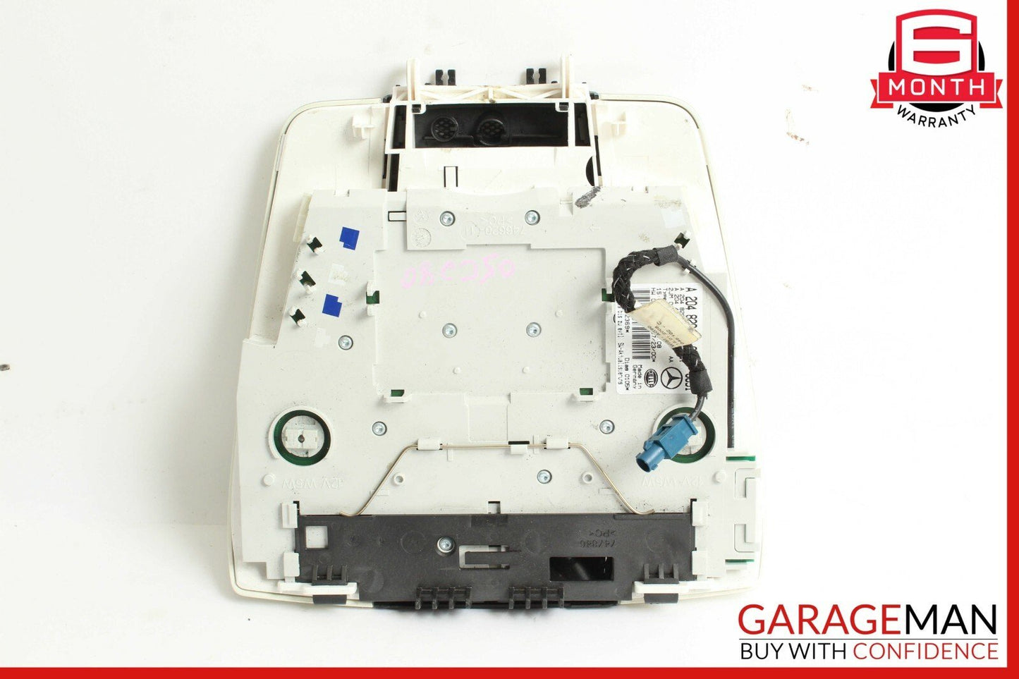 08-14 Mercedes W204 C350 C250 C63 AMG Overhead Dome Light Lamp 2048209701 OEM