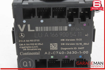 12-20 Mercedes W117 CLA250 Front Left Driver Side Door Control Module Unit OEM
