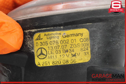 06-12 Mercedes W221 S550 Front Right Passenger Side Bumper Fog Light Lamp OEM