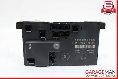 03-09 Mercedes W211 E350 E550 E63 Front Right Side Door Control Module Unit OEM