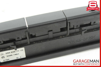 03-08 Mercedes R230 SL500 Right ESP Off Console Blank Filler Switch Control OEM