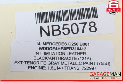 08-18 Mercedes W204 C250 SLK250 Front Left Driver Side Seat Control Module Unit