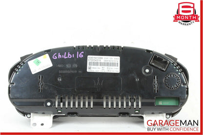 14-17 Maserati Ghibli Speedometer Odometer Instrument Cluster Gauge OEM