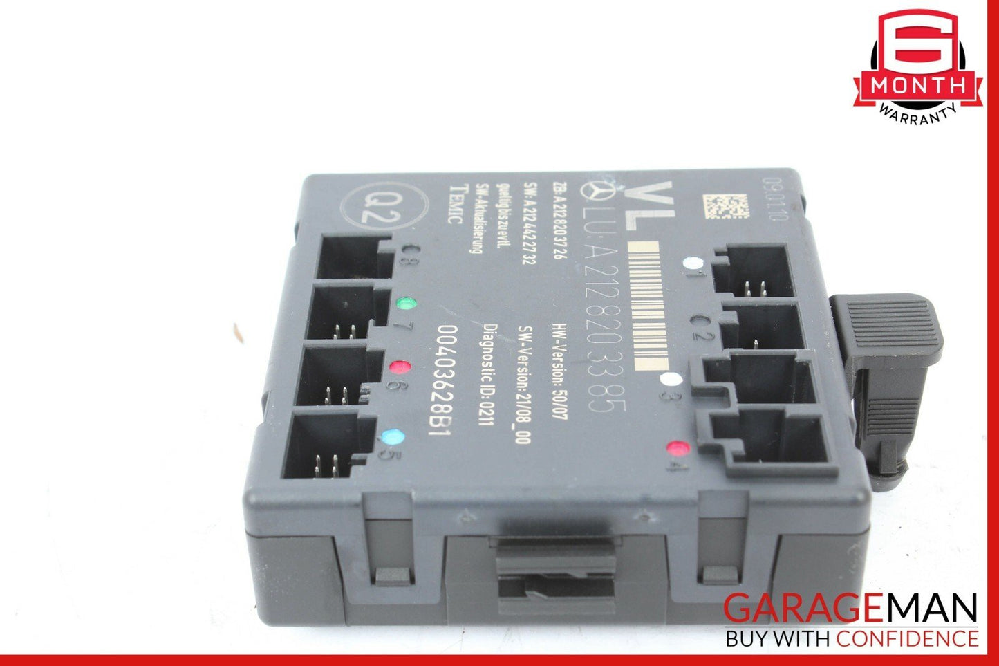 08-15 Mercedes W204 C300 C350 Front Left Side Door Control Module 2128203385 OEM