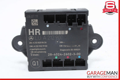 08-18 Mercedes W204 C350 C300 GLK350 Rear Right Side Door Control Module OEM