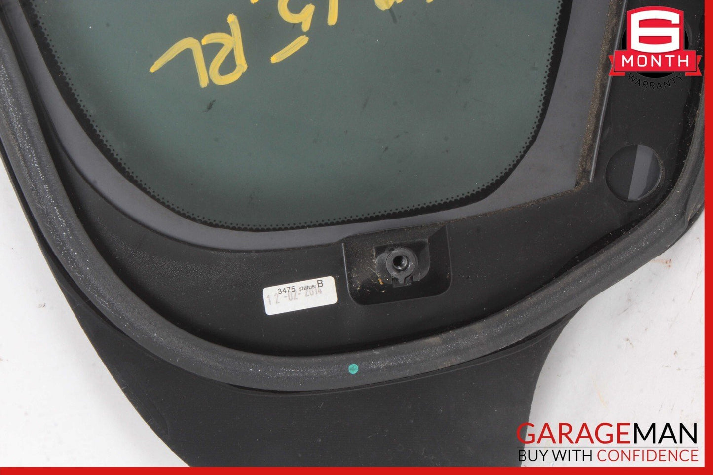 11-18 Volvo S60 Rear Left Driver Side Quarter Window Glass OEM