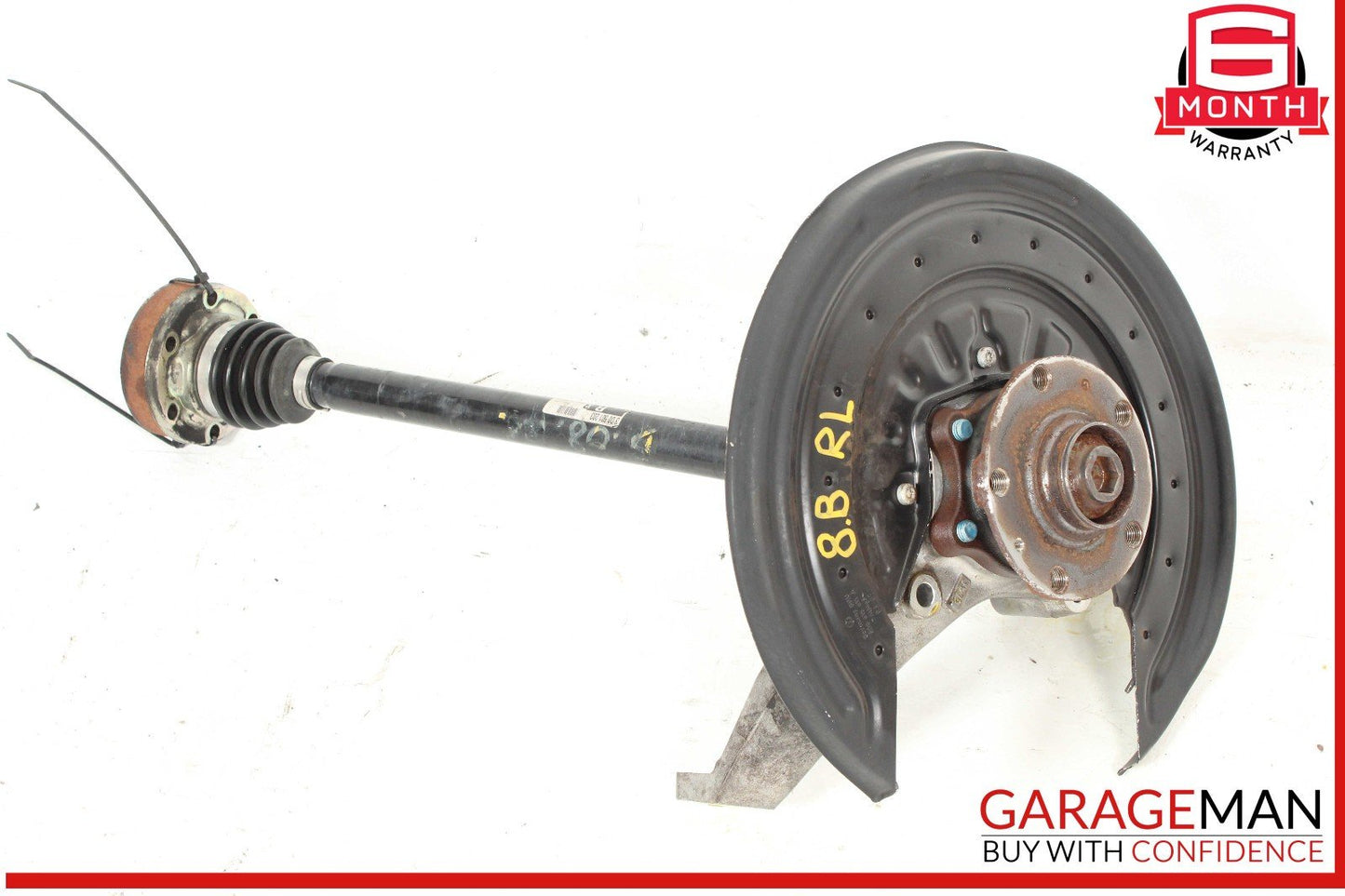 03-13 Bentley Continental GTC Rear Left Side Spindle Knuckle Hub OEM