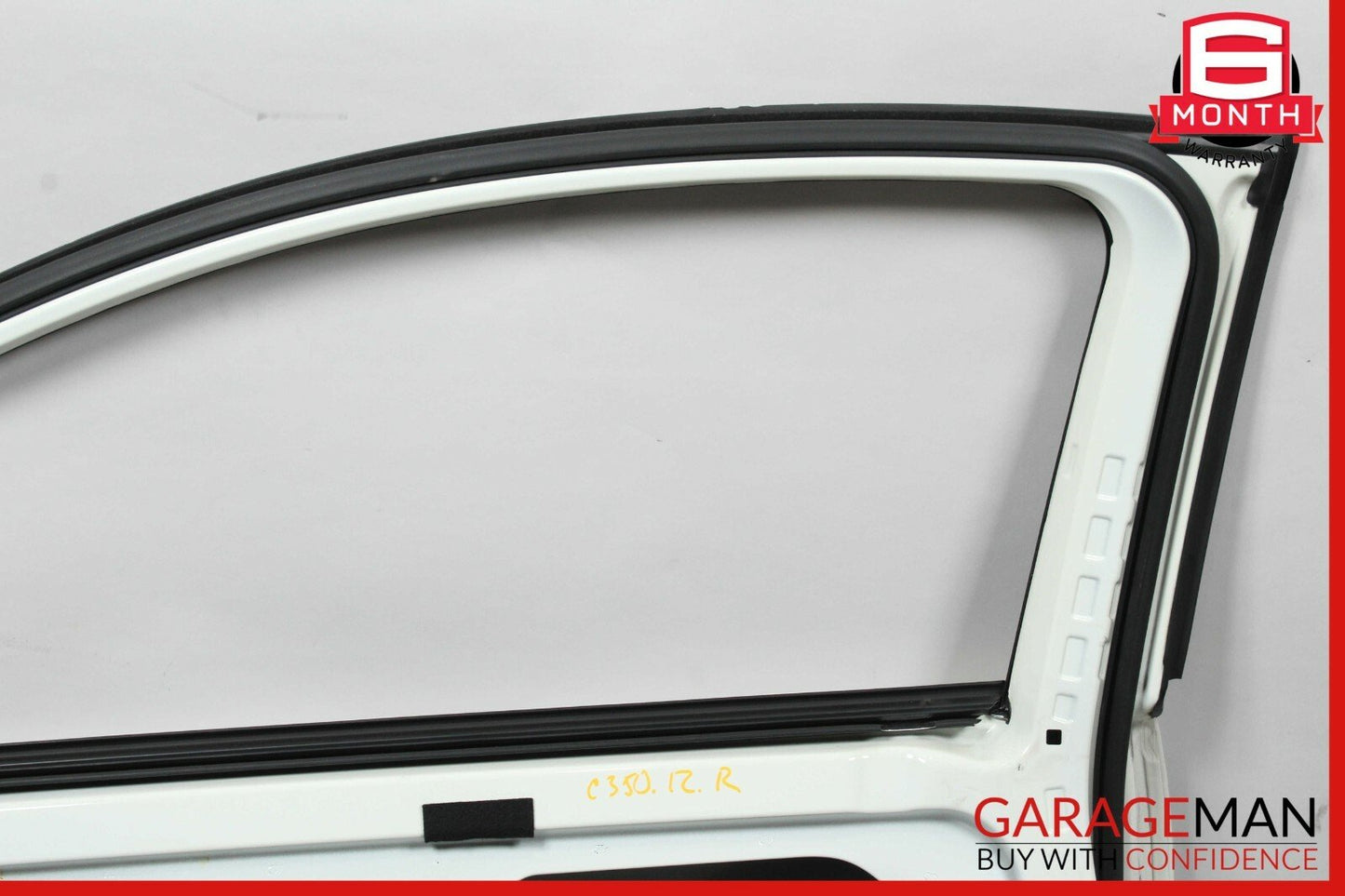 12-14 Mercedes W204 C350 Coupe Front Right Side Exterior Door Shell Frame White