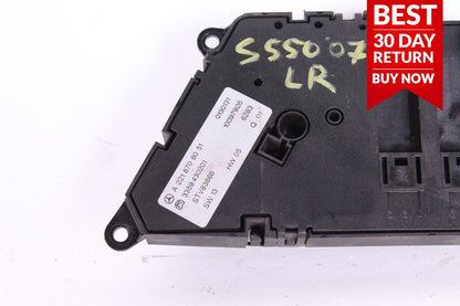07-13 MERCEDES W221 S550 REAR LEFT DRIVER SIDE SEAT SWITCH CONTROL MODULE OEM