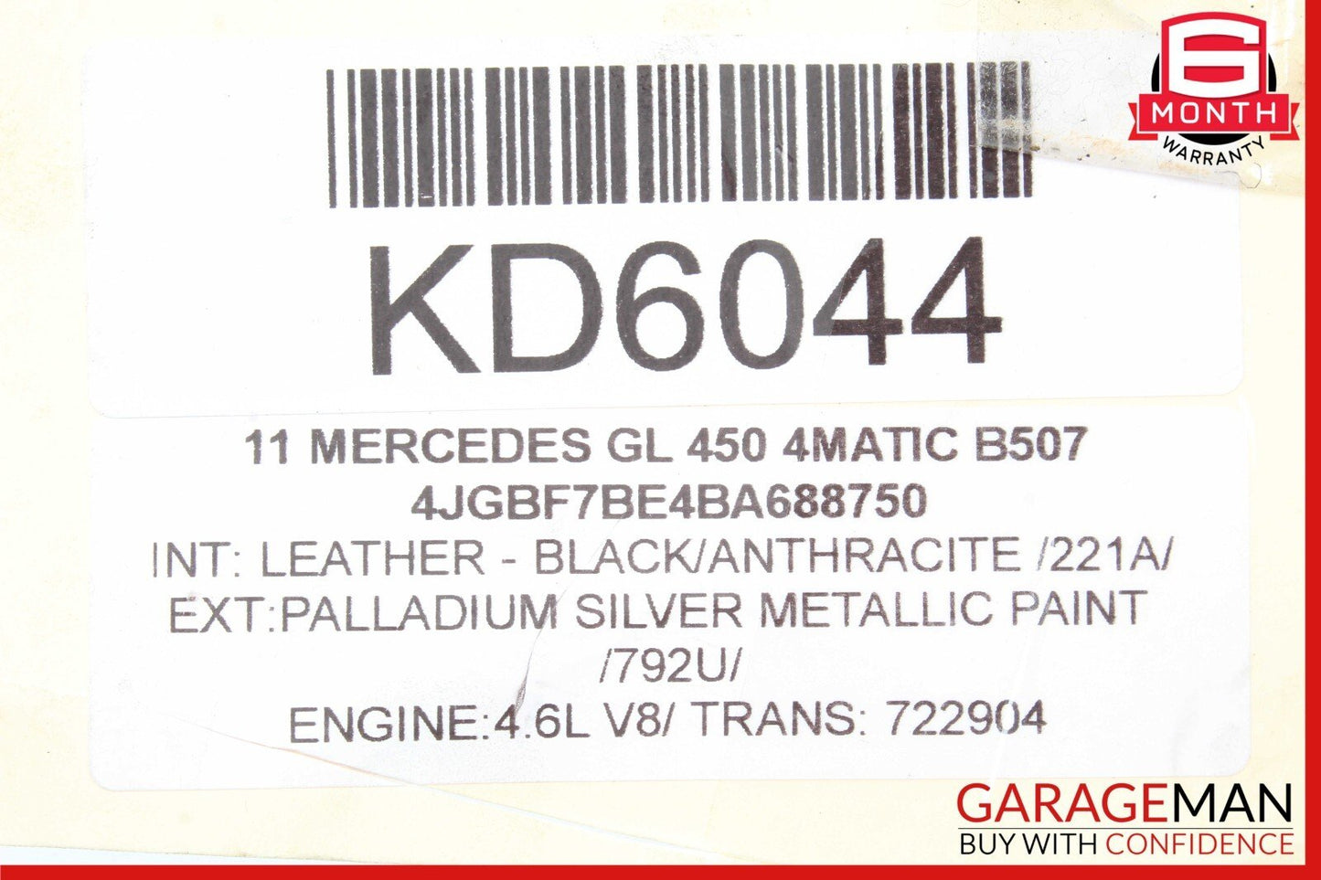 03-12 Mercedes X164 GL450 SLK280 GL550 Front Left Seat Control Module Unit OEM